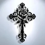 Jesus Cross Unique Design - Christmas & Baptism Decor - For Church or Home