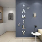 Family Sign Mirror - Modern Home Decoration