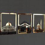 Masjid Al Aqsa, Masjid Al-Haram & Masjid An-Nabawi Islamic Wall Art | Acrylic Kaaba Wall Decor - Image 4