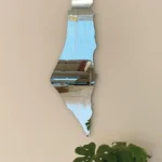 Palestine Map Wall Decor -Acrylic Shiny Wall Art - Image 2