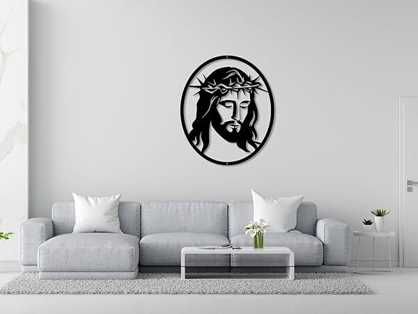 Jesus Christ Frame - Christmas & Baptism - For Church or Home