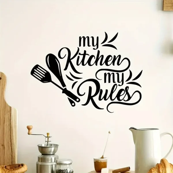 My Kitchen My Rules - Kitchen & Dinning Wall Decor