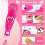 MBK 3684 Nail Art Studio for Kids | Nail Dryer with Light | Strippable Polish | DIY Nail Design Kit