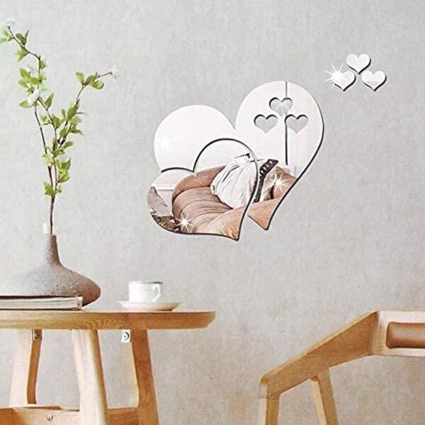Heart Shape Mirror - Home Wall Decor