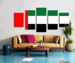 UAE National Day Large Acrylic Wall Flag -Unique style!